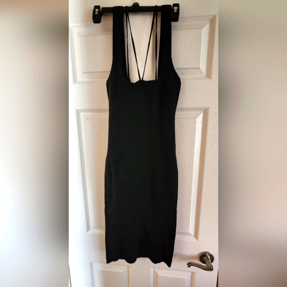 Rainbow size 3X black knit dress